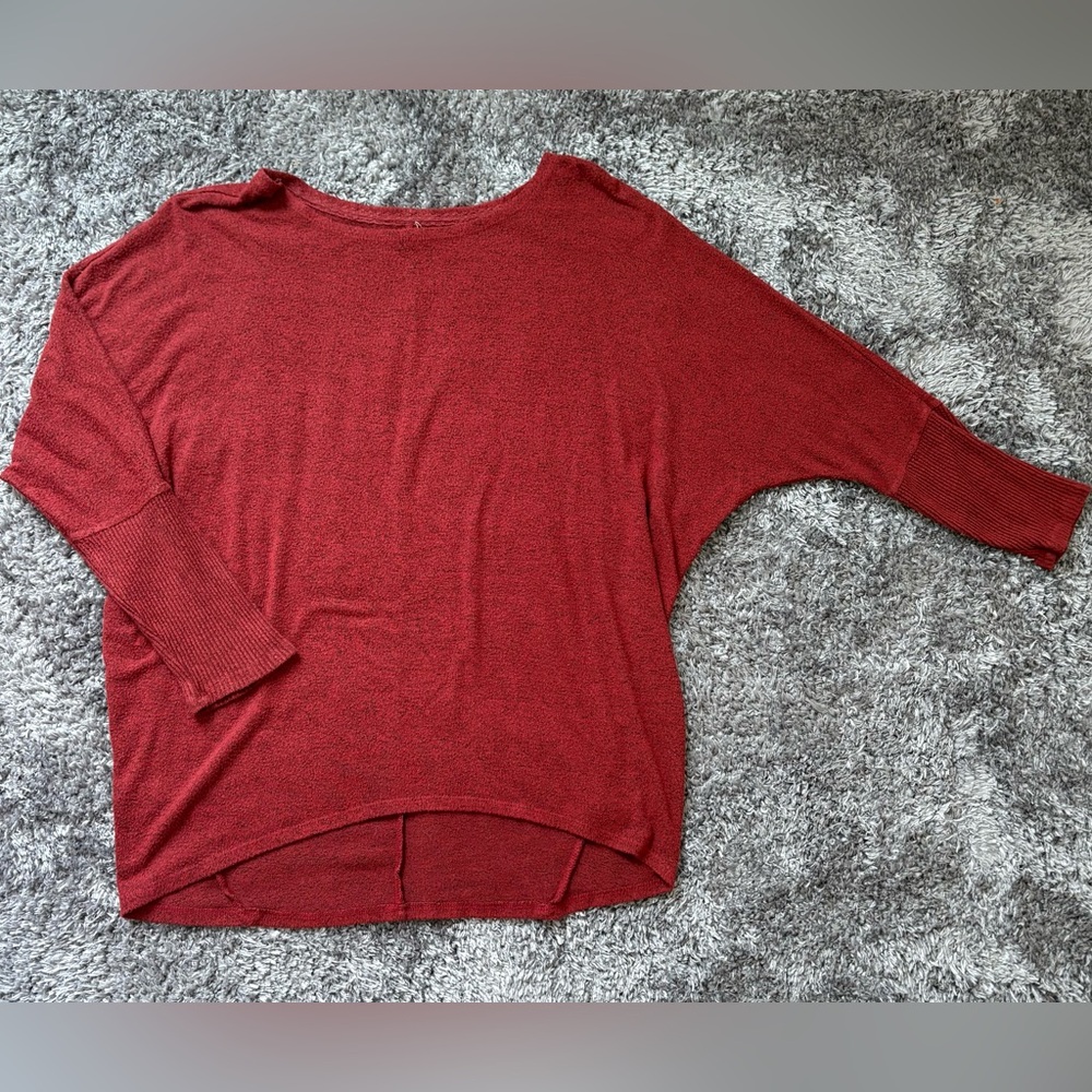 Cupio Red Sweater Woman's Large